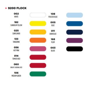 Vinyle de transfert de chaleur Flock Lumina 9200 15" (en anglais)
