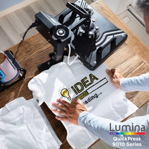 Heat Transfer Vinyl Quick Press PU Lumina 9010 15" - Image 3