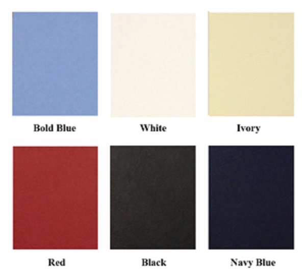 Presentation Covers Sturdy Grain Leather Finish 12PT