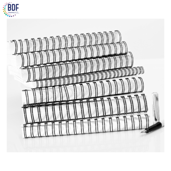 Metal wire-O,21 or 22 Loops,Black/White - Image 2