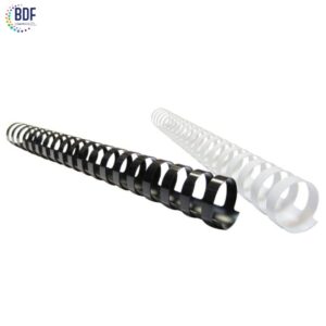 Plastic Binding Combs 11", Black/White 19 Rings