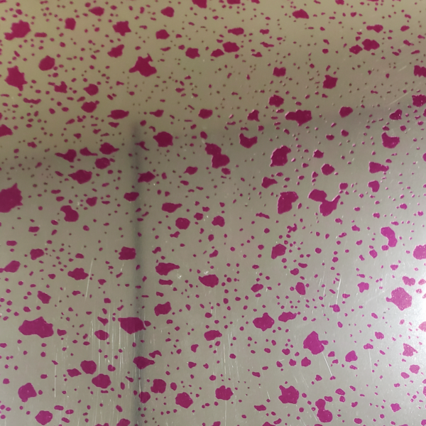 BDF 20″ Ultra Soft Metallic Pattern Heat Transfer Vinyl Pink Splash