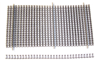 Metal wire-O,21 or 22 Loops,Black/White