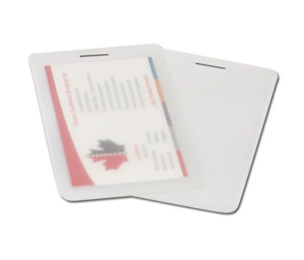 Laminating Luggage Tag 7mil without slot 2 1/2" x 4 1/4" 500pcs