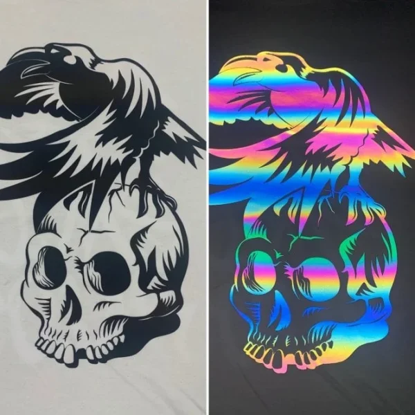 Ultra Reflective Heat Transfer Vinyl Black