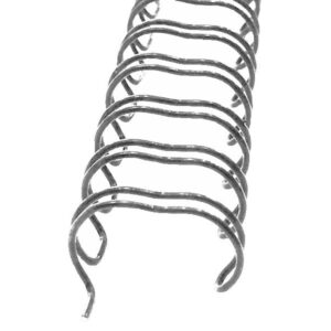 Fil métallique-O, 32 boucles, argent