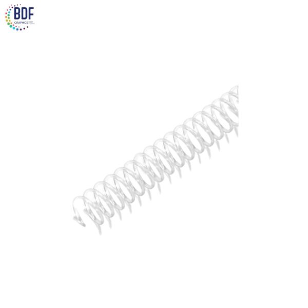 Plastic Binding Coil 4:1 (12") Clear