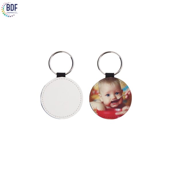 Double-Sides-Printable-Sublimation-Blanks-Keychain-PU-Leather-round-P1.