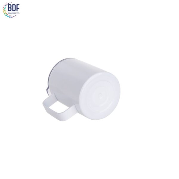Sublimation Stainless Steel Coffee Cup with lid(White) - Image 4