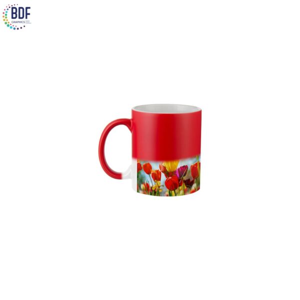 Sublimation 11oz Color Changing Mug (Black, Red, Blue Semi-Glossy) - Image 4