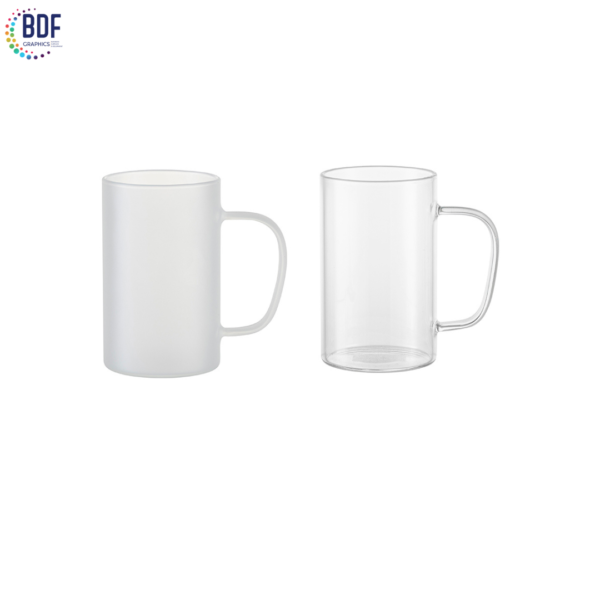 Sublimation 18oz/540ml Glass Beer Stein