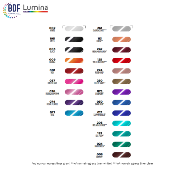 Lumina® 3710 Premium Ultra-Metallic Cast Vinyl Film 24"