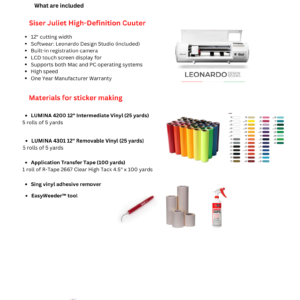Pack de démarrage pour la fabrication d'autocollants BDF