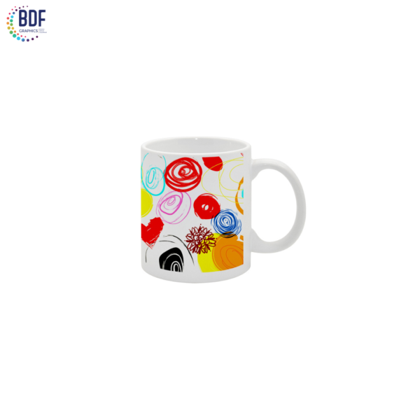 Sublimation 11oz White Photo Coffee Mug Matte - Image 2