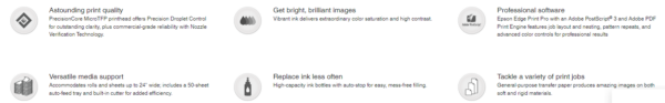 EPSON SureColor F570 Pro 24" Dye-Sublimation Printer - Image 4