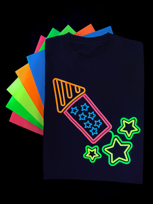 Siser 12" Easy Glow Heat Transfer Vinyl - Image 2