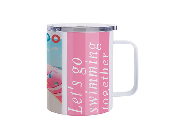 Tasse à café en acier inoxydable à sublimation de 12 oz/360 ml - Image 3