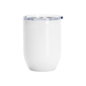 Sublimation 15oz White Stainless Steel Wine Cup