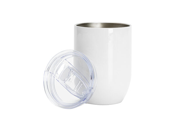 Sublimation White Stainless Steel Wine Cup