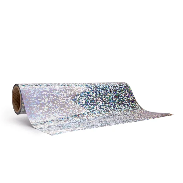 Ultra Soft Metallic Pattern Heat Transfer Vinyl Glass Silver