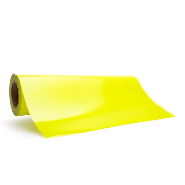 Ultra Reflective Heat Transfer Vinyl Neon Yellow