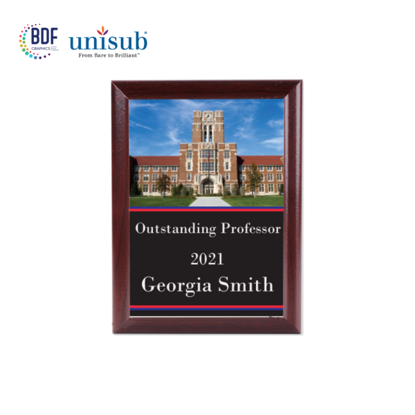 Plaque - Cherry Ogee Edge